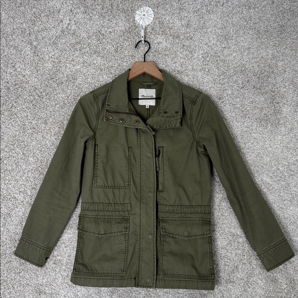 Madewell Olive Green Utility Jacket